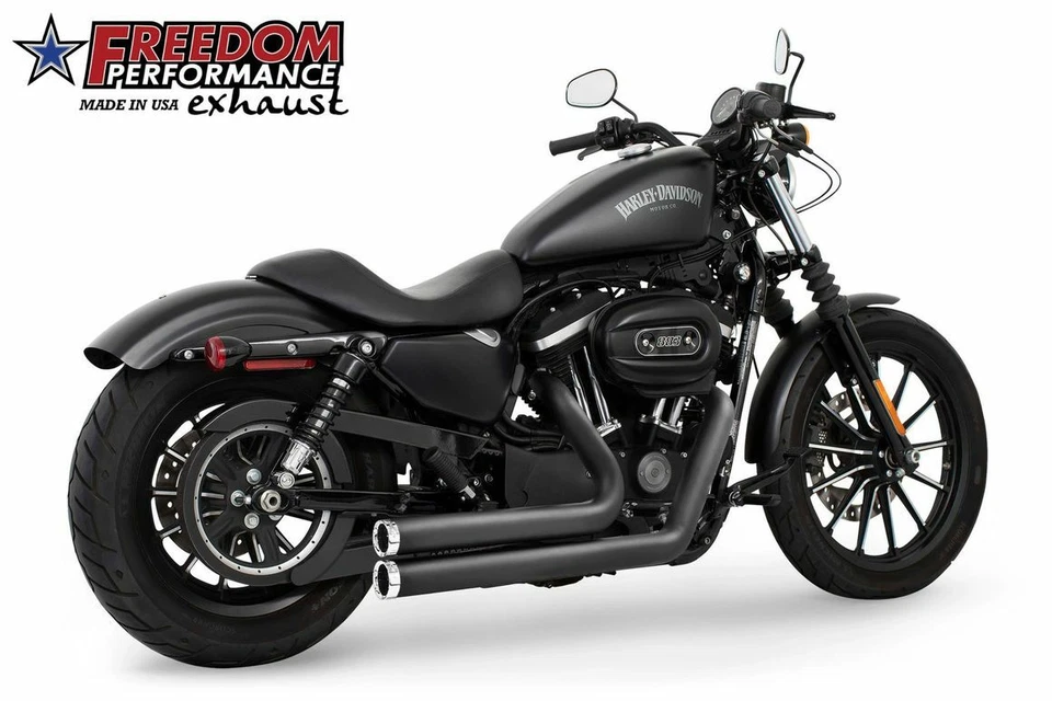 Sportster Black Shorty Independence Exaustor HD00403 Freedom Harley XL 2014-2020 - Imagem 2 de 4
