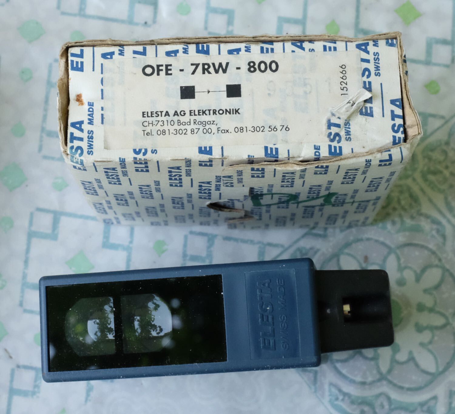 Détecteur opto-électronique Elesta OFS-7KA-800 10-30 VDC pour automatisme