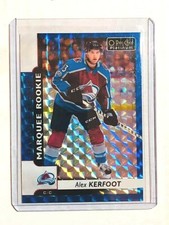 2017-18 O-Pee-Chee Platinum Royal Blue Cubes #176 Alex Kerfoot /99 Avalanche **