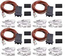 Terminal Block Kit WB17T10006 Range Surface Burner Plug Connector 4PCS