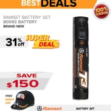ITW Ramset Red Head B0092 T3SS Battery, new, Free HAT, FAST Shipping