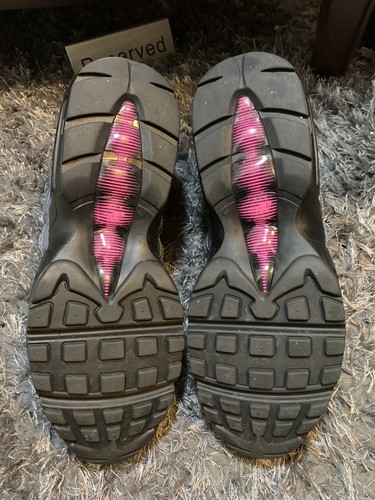 NIKE AIR MAX 95 PREMIUM 538416-021 UOMO TAGLIA 9.5 THROWBACK FUTURE viola nero - Foto 8 di 9