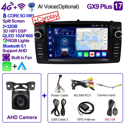 2din Android 12 Wireless CarPlay Android auto Car Radio Multimedia GPS Stereo 4G - Picture 23 of 49