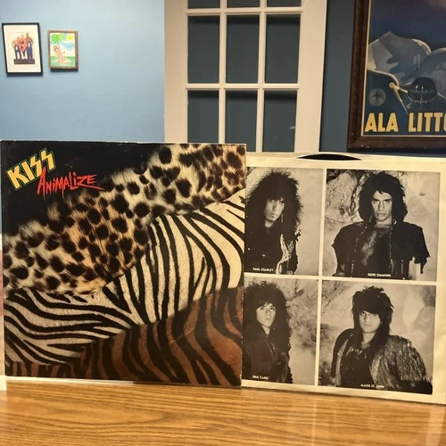 Kiss - Animalize Vinyl LP Album Classic Rock Fully Play Tested 1984 RARE!
