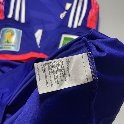 JAPAN ADIDAS 2014 WORLD CUP FOOTBALL SOCCER HOME JERSEY #4 HONDA