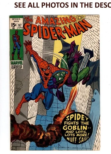 Amazing Spider-Man #97 Comic JUNE 1971 FN- Marvel Comics (HG)