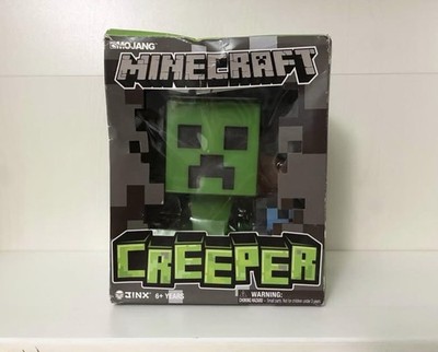 6-inch Mojang Licensed JINX Vinyl Minecraft Creeper Figure w/ Diamond Ore Block