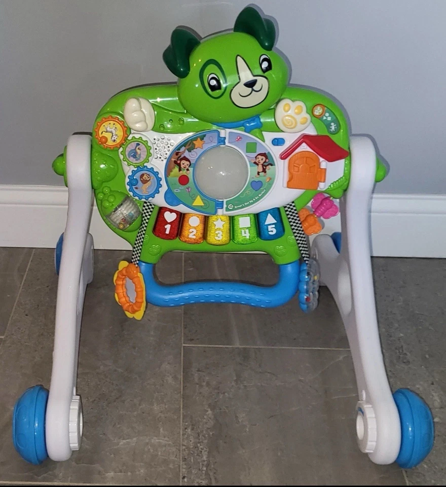 Scout LeapFrog Scout's 3-in-1 Get Up and Go Lights Music Activity Walker Baby - Image 3 of 3