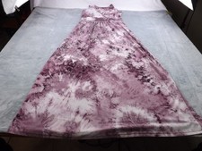 Woosea Maxi Dress Women's Large Purple/Pinkish/White Tie Dye Sleeveless