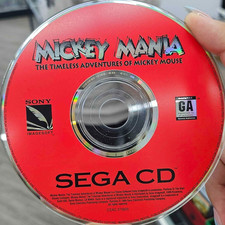 Mickey Mania: The Timeless Adventures of Mickey Mouse - Sega CD - DISC ONLY!