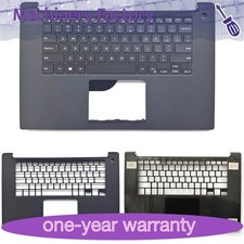 New for Dell XPS 15 9570 7590 Precision 5530 5540 Upper Case Palmrest Keyboard
