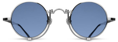 Matsuda 10601H Round Sunglasses in PW and Cobalt