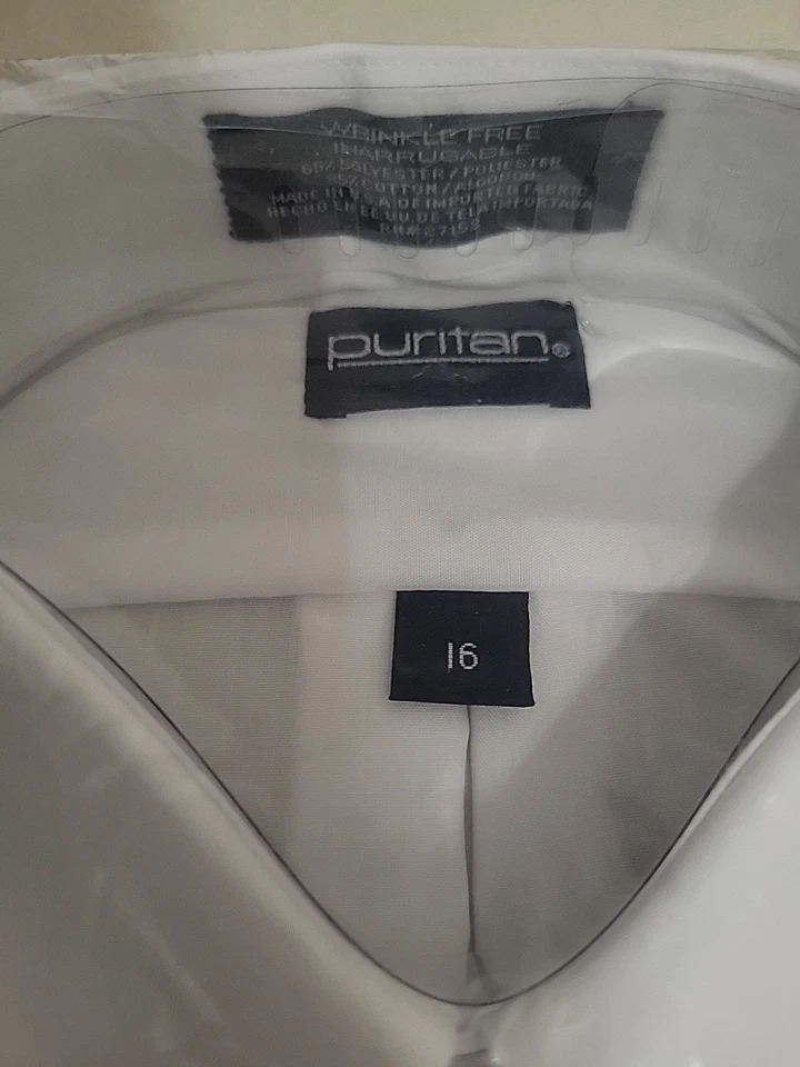 Camisa de vestir Puritan sin arrugas manga calce regular Foto 3 de 4