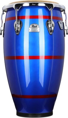 Pearl Jesús Díaz Signature Super Tumba - Deep Blue with Coral Red Stripes