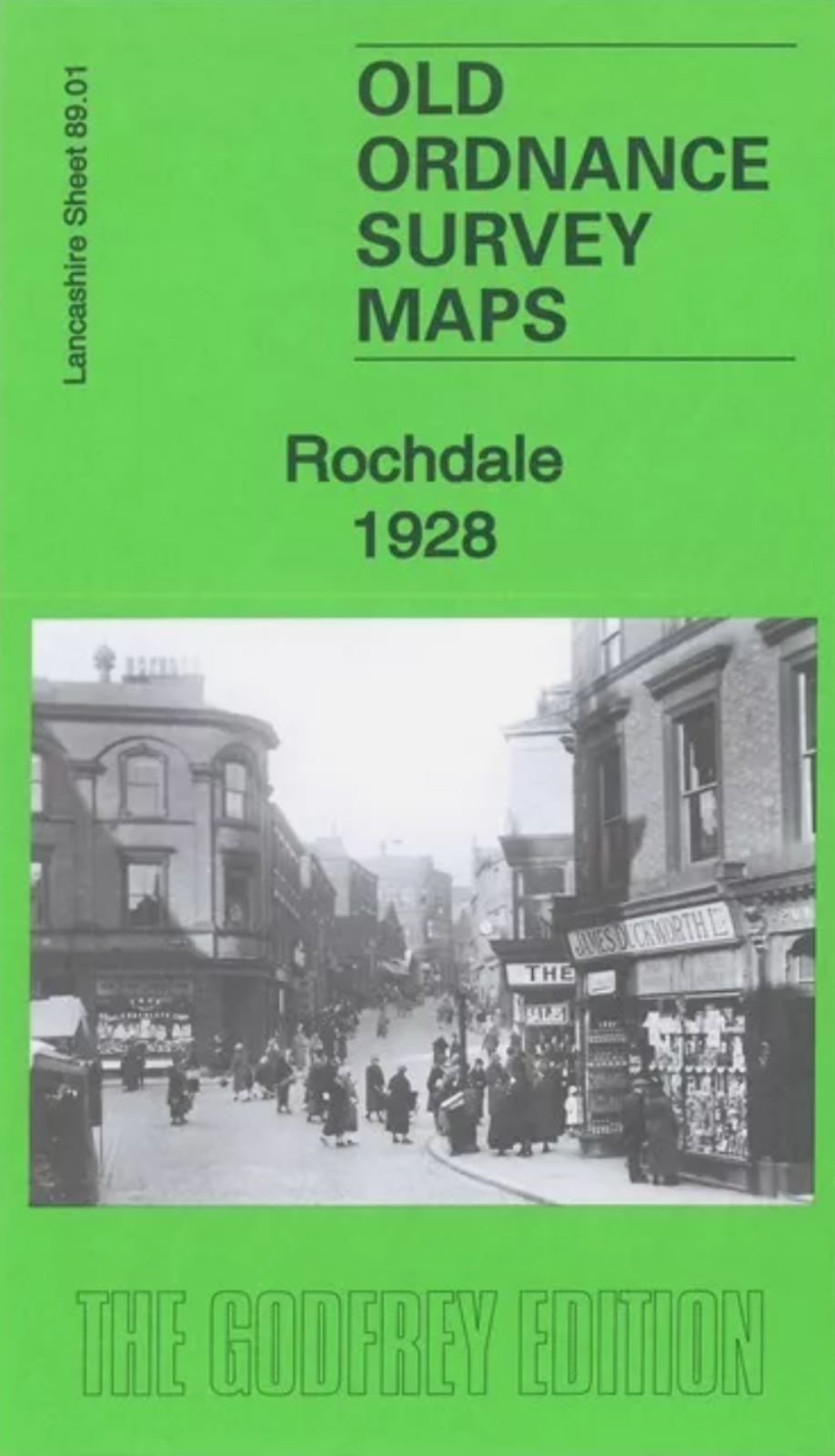 MAP OF Rochdale 1928 Lancashire Sheet 89.01 NEW 9781787215689