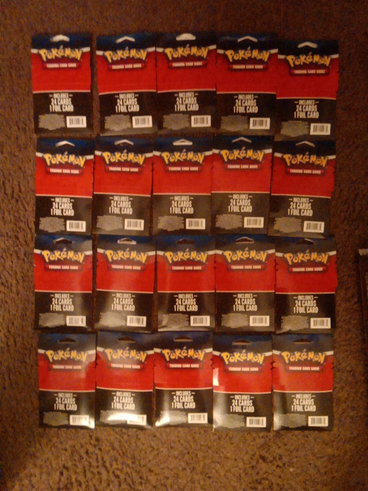 Pokemon TCG Mystery Pack w/ Foil Card MJ Holding Company 2024 Lot Of 12 Sealed  - Image 2 of 2