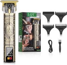 Professional Beard Trimmer for Men, 3-Speed 6500/7000/7500 RPM, Zero Gapped T...