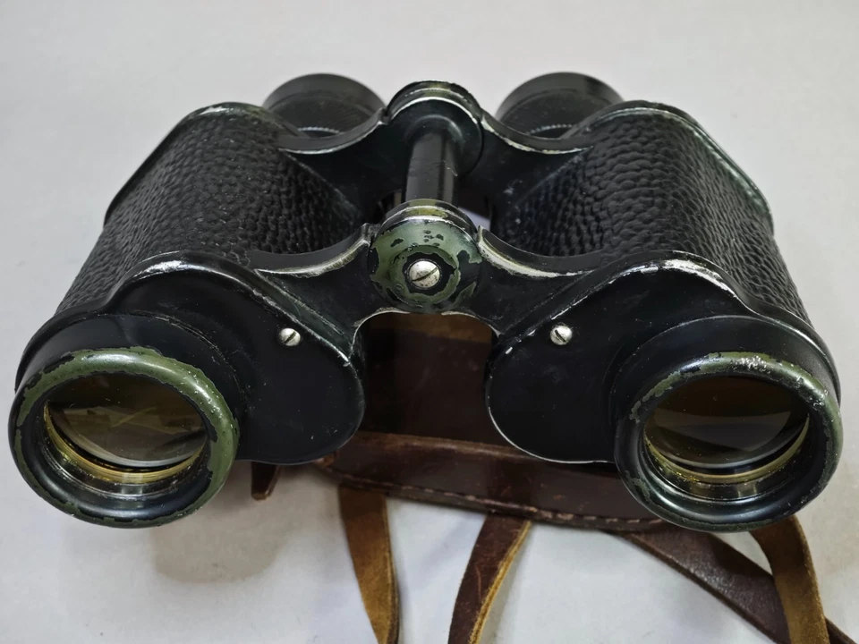 RARE Soviet Red Army RKKA military Binoculars B8x30 ZAGORSK w Reticle + CASE #55 - Image 4 of 4