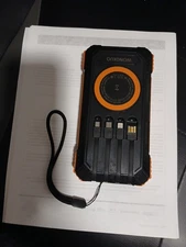 49800mAh Solar Power Bank Portable Charger Wireless Charging with LED Flashlight