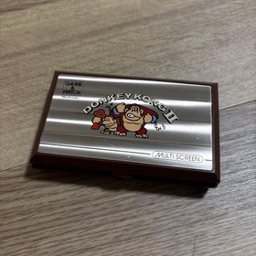Nintendo Game & Watch Donkey Kong II Multi Screen Handheld LCD Game 1983 Boxed