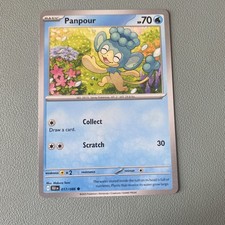 Panpour - Pokemon TCG 017/086 Sv: Black Bolt Regular Uncommon Card NM