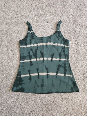 YFB Young Fabulous Broke Tank Top Green Beige Size S
