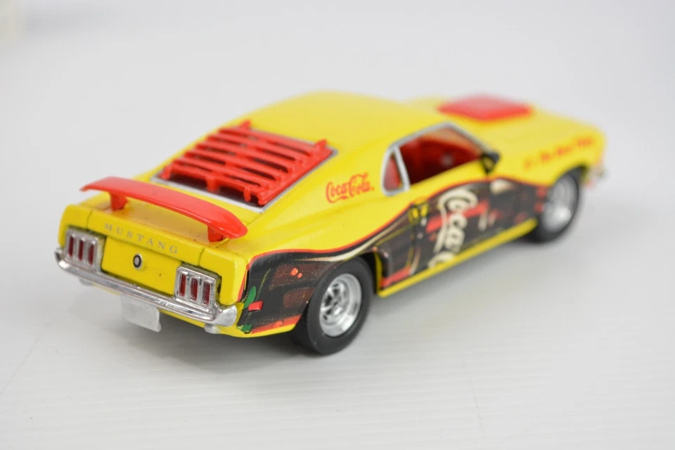 Coca Cola Ford Boss Mustang 1970 Die Cast Car Matchbox with COA - Image 4 of 4