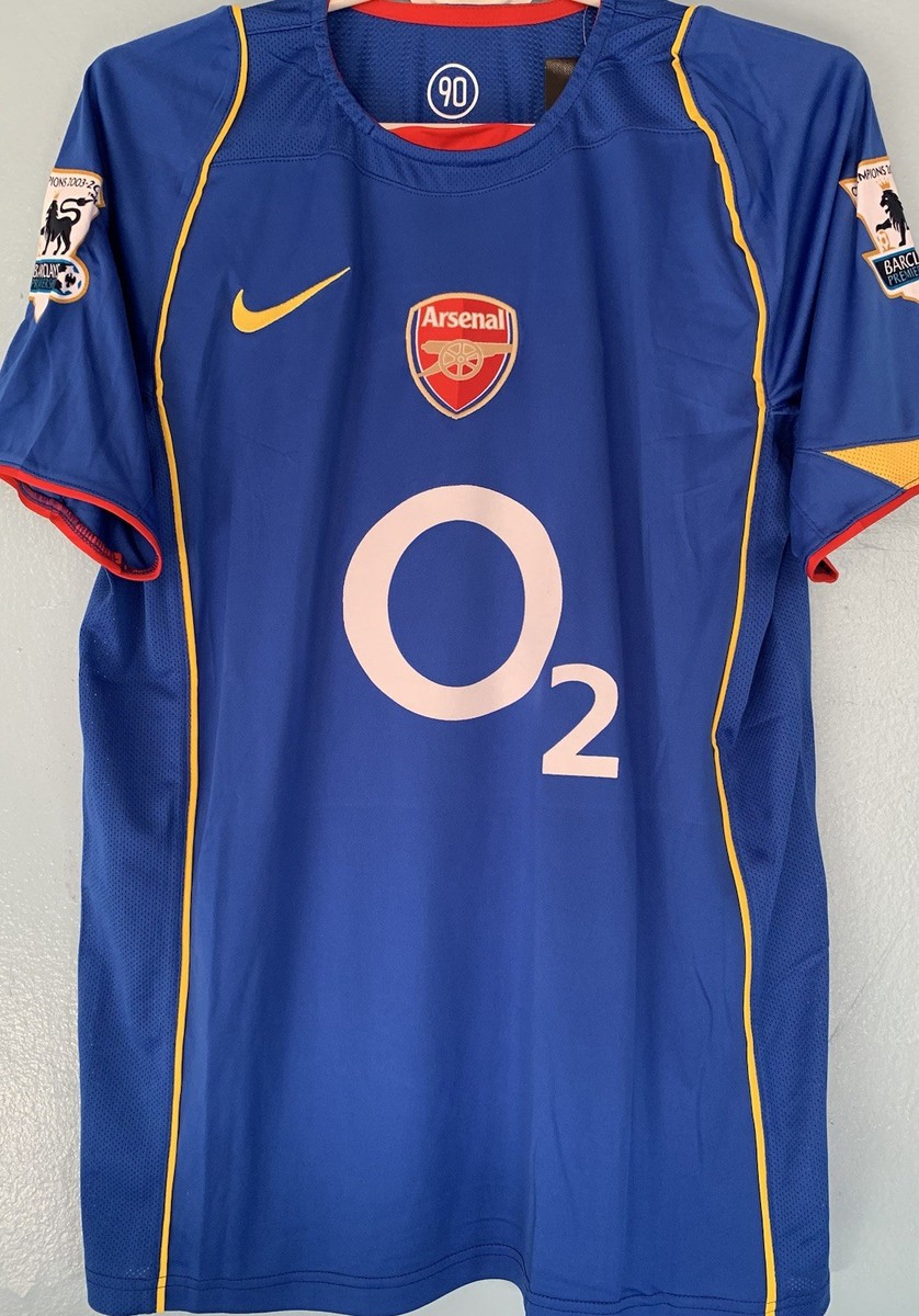 Thierry Henry Signed Autographed Arsenal 2004/05 Away Jersey with