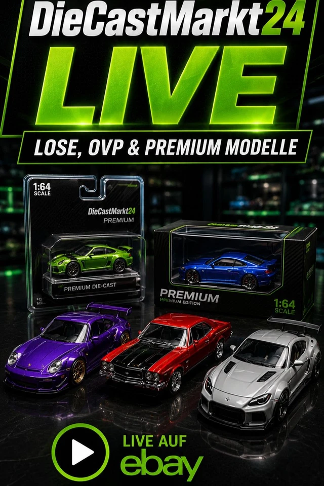 DieCastMarkt24 LIVE – Lose, OVP & Premium Modelle