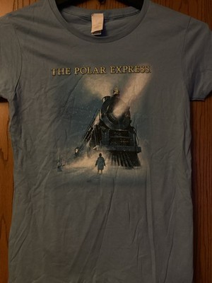 The Polar Express - 2016 Blue Shirt - Ladies - Warner - S - Anvil