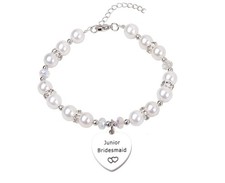 Junior Bridesmaid Bracelet Wedding Party Gifts Bridesmaid Bracelet Maid of - 02