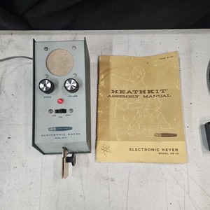 Vintage 1960s Heathkit Electronic Keyer for Ham Radio | Model HD-10 W/ Manual