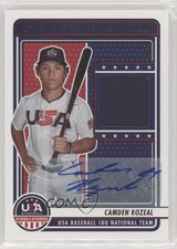 2023 USA Baseball Stars & Stripes Signatures 29/72 Camden Kozeal Auto 0j81