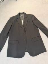 Talbots Women's The Grace Fit Classic Black Suit Jacket/Blazer- Size 14- NWT