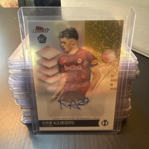 Topps Finest UCC 2025-26 Kerim Alajbegovic FC Salzburg RC Auto #BA-KM