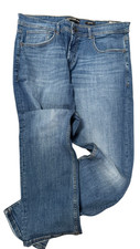 mister*lady Jeans Steve mid blue W36 L34 Stretch 5-Pocket neu