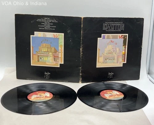 Led Zeppelin The Song Remains The Same 2xLP Soundtrack Swan Song 1976 Gatefold