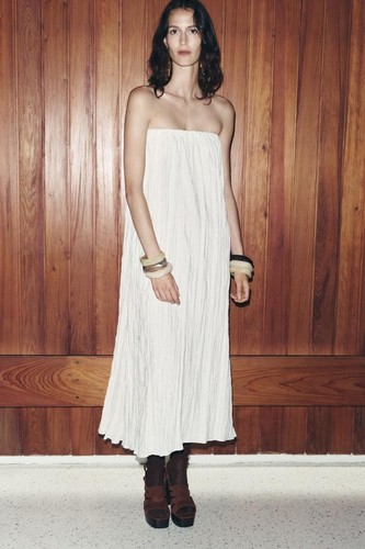 Neu Zara ZW Collection strukturiertes trägerloses Sommerkleid Gr. M 10 - 12 UVP 69,99 € - Bild 6 von 11