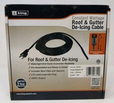 King Electric Roof and Gutter De-Icing Cable Kit, 120 Volt 30 feet - 48702