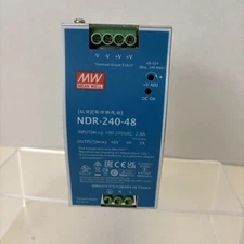 Mean Well NDR-240-48 48V 5 Amp 240 Watt Industrial DIN Rail Power Supply