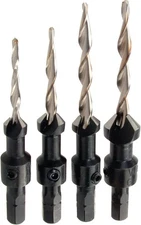 Wolcraft Screw Setter Set with Tapered Drill Bits No Size, Color 