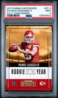 🔥2017 PANINI CONTENDERS-PATRICK MAHOMES-R.O.Y CONTENDERS # RY-3 (RC) PSA 9🔥