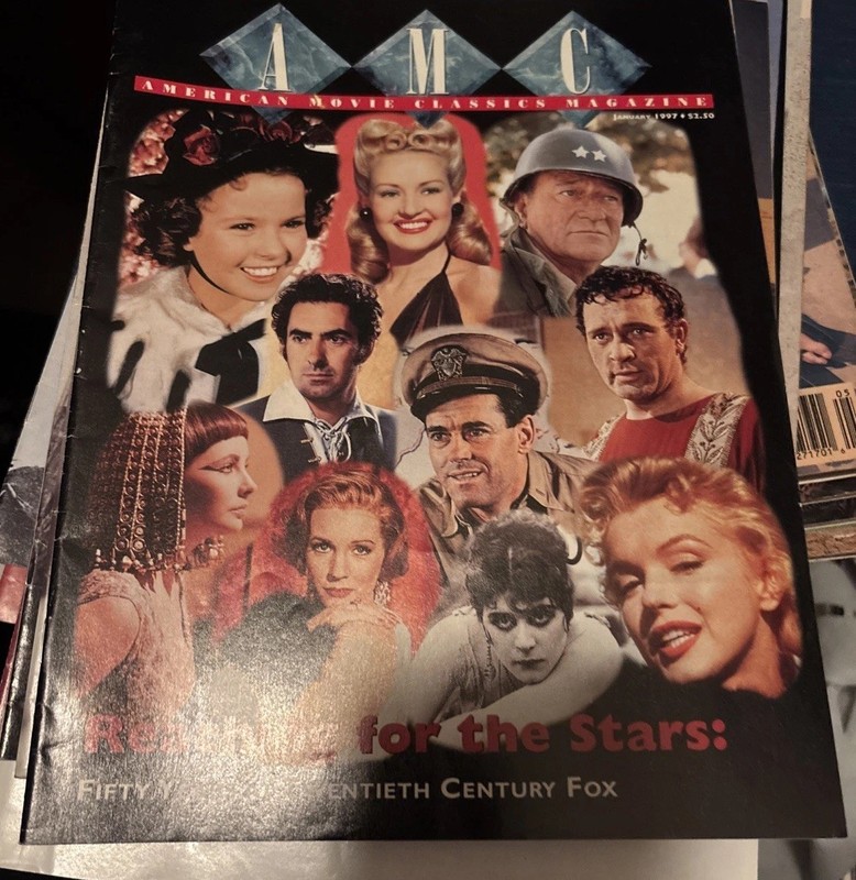 AMC AMERICAN MOVIE CLASSICS  MAGAZINE January 1997  Reaching For The Stars