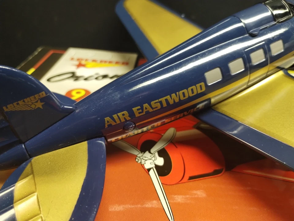 Liberty Classics AIR EASTWOOD 1931 Lockheed Orion 9 Diecast Airplane Bank In Box - Image 3 of 4