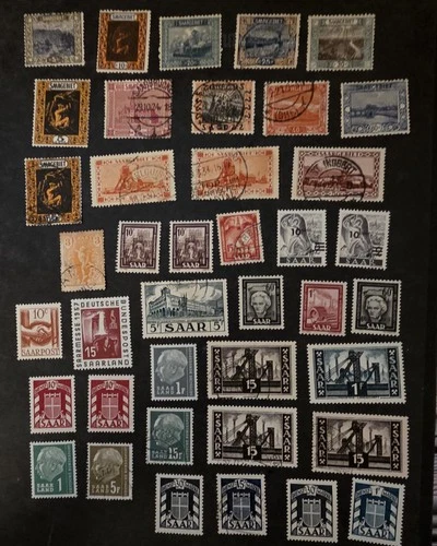 SAAR Germany Stamp Lot Used Unused Mint MH OG T26144