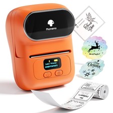 Phomemo-M110 Label Maker - Portable Bluetooth Thermal Label Printer Maker for Cl