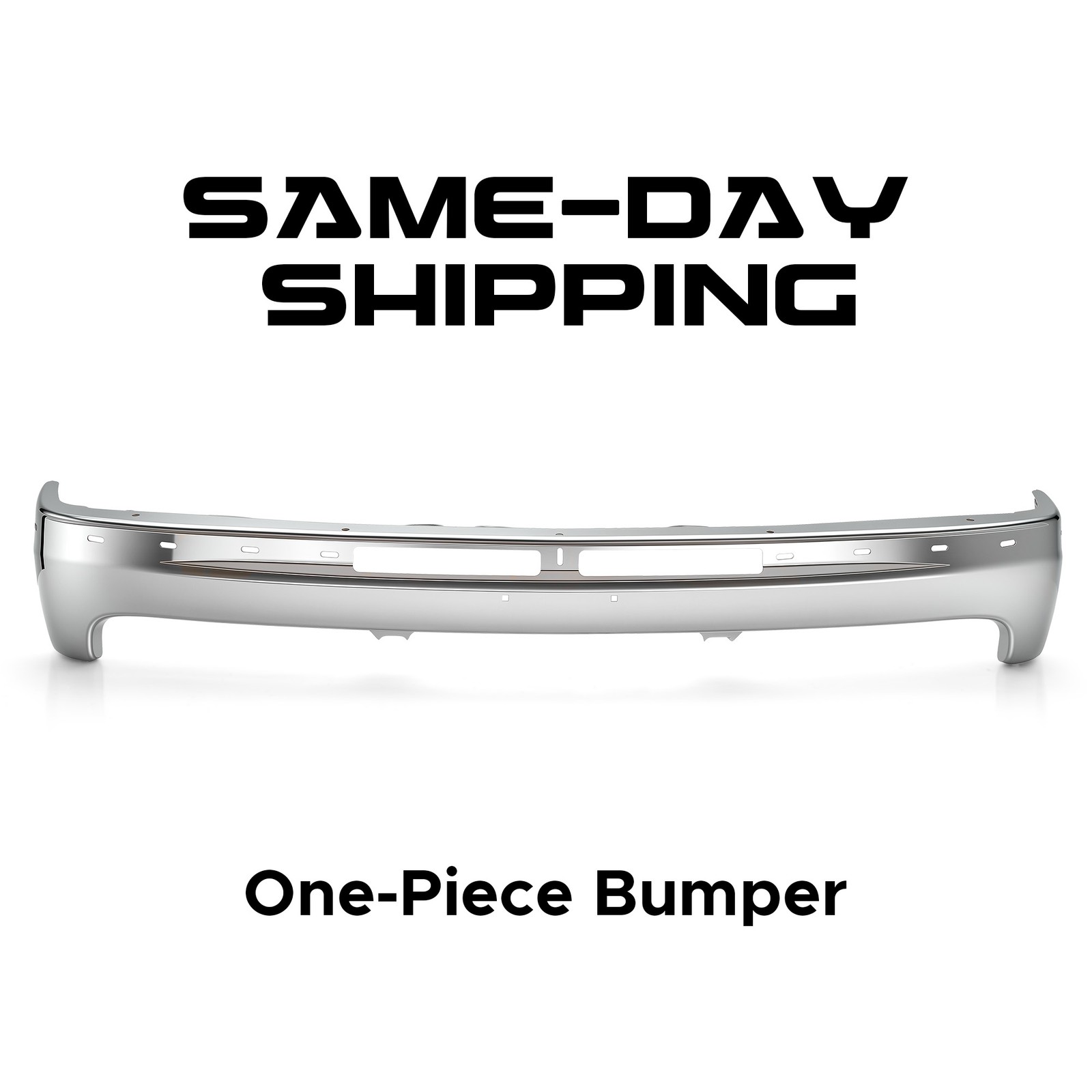Front Chrome Bumper Face Bar For 99-02 Silverado 1500 2500 00-06 Suburban Tahoe