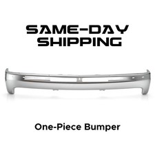 Vrc 1-piece Front Bumper For 1999-2002 Chevy Silverado 1500 Replacement Chrome