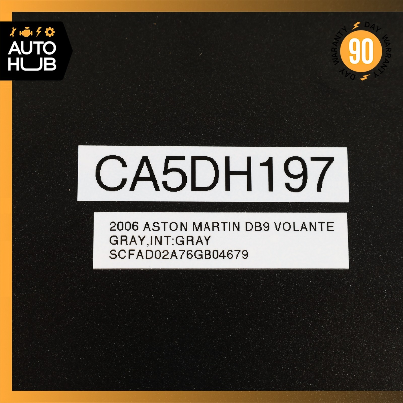 05-12 Aston Martin DB9 Volante Linn 950W Amplifier Audio Amp 4G4318C808CB OEM