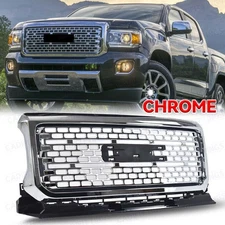 For 2015-2020 GMC Canyon Denali Chrome Front Bumper Grille Upper Grill 84733974